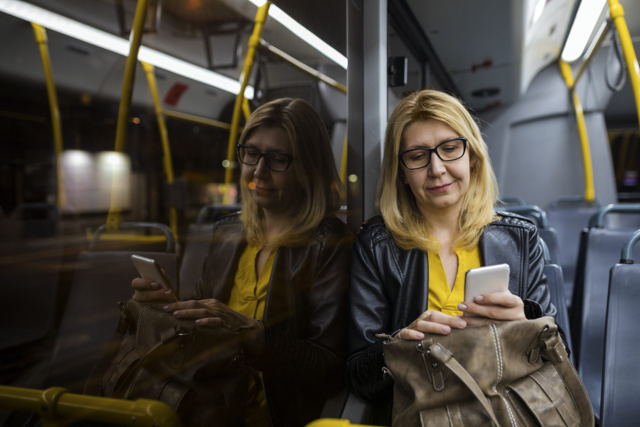 Commuting Woman